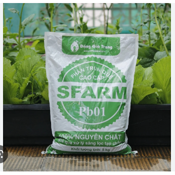Phân trùn quế nguyên chất Sfarm PB01 5kg