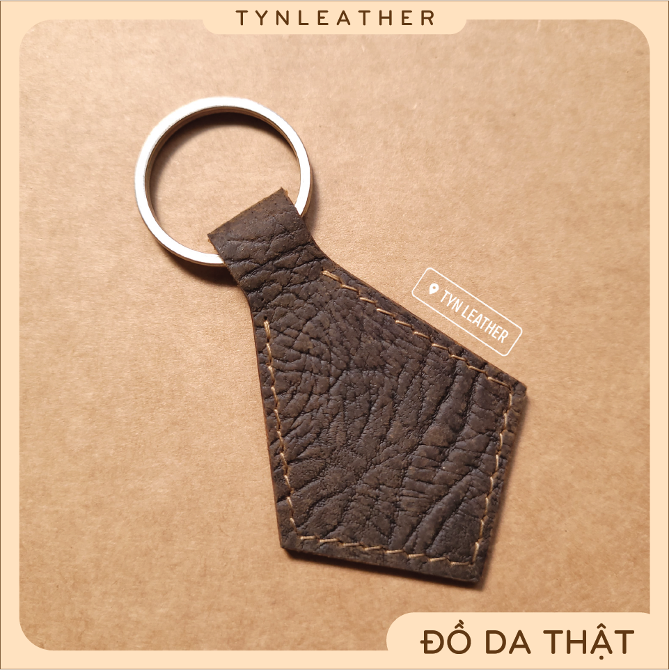 Móc Khóa Da Bò Thật Handmade - Đồ Da Thủ Công Tynleather