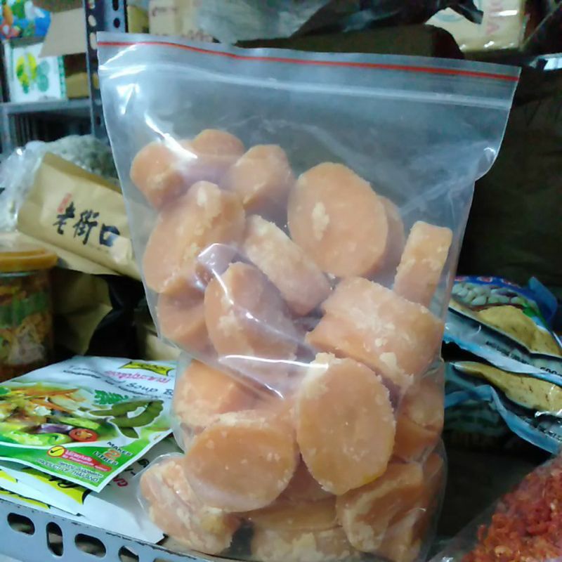 đường tán cam nguyên chất dạng thỏi(500g)