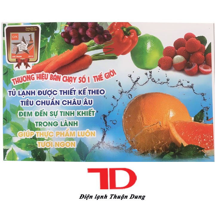 TEM DÁN TỦ LẠNH, TEM DÁN TỦ LẠNH VẬT TƯ ĐIỆN LẠNH THUẬN DUNG
