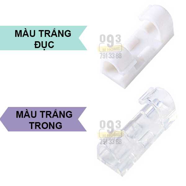Combo 10 Kẹp Dây Điện Sắp Xếp Móc Kẹp Dây Điện
