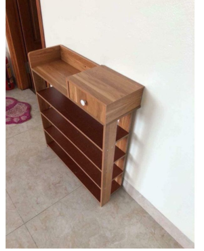 KỆ ĐỂ GIẦY BẰNG GỖ 5 TẦNG CAO CẤP