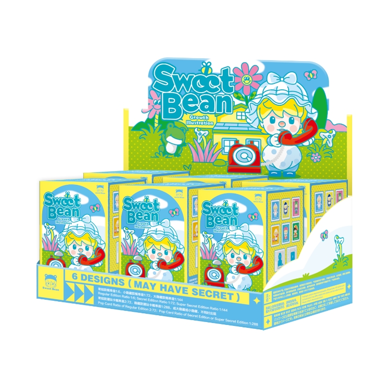 POP MART Sweet Bean Growth Illustration Series Figures Blind Box
