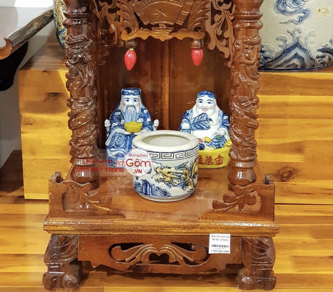 Bàn thờ Thần Tài Thổ địa [Gỗ tự nhiên][Bàn thờ Phong Thuỷ]