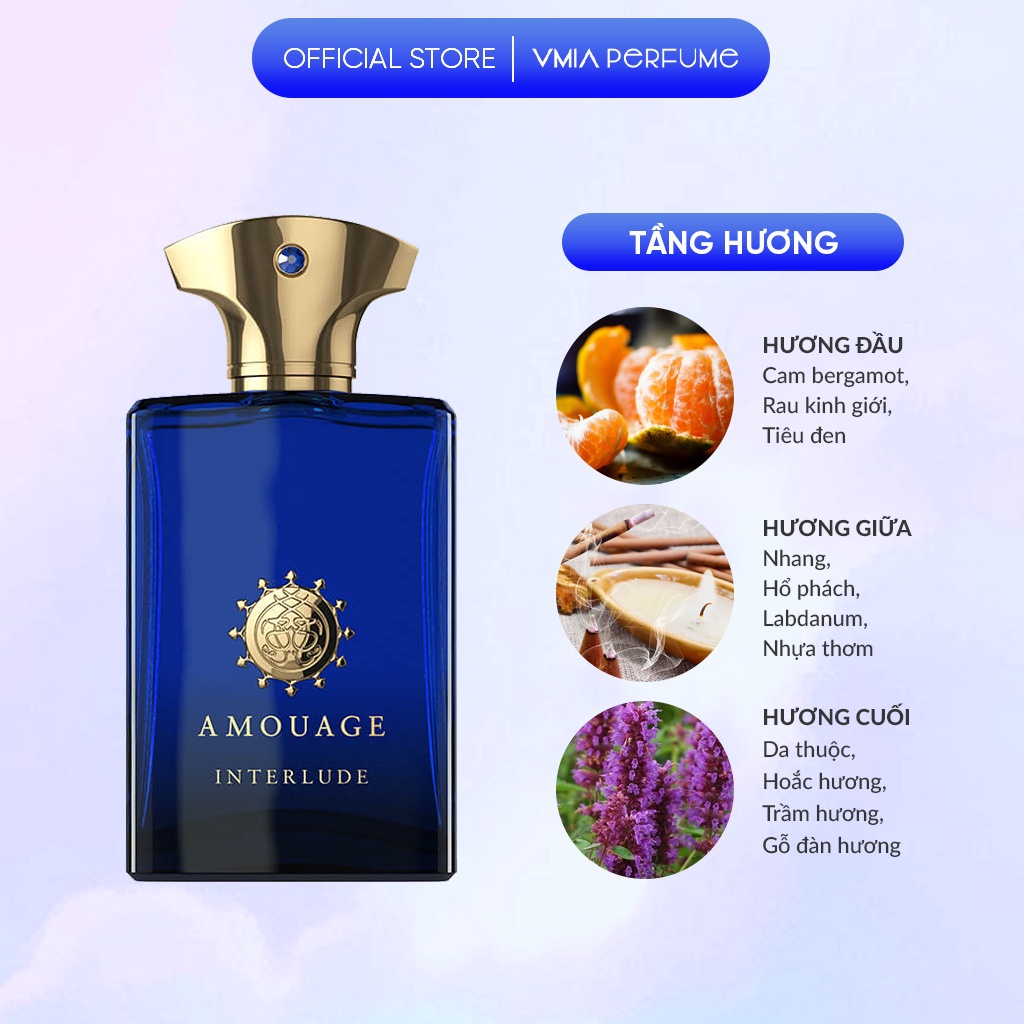 Nước hoa Nam Amouage Interlude mẫu thử 2ml 5ml 10ml