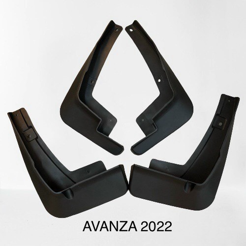 Bộ 4 chắn bùn nhựa dẻo xe toyota avanza 2022 2023 kèm ốc vít, lắp đặt dễ dàng