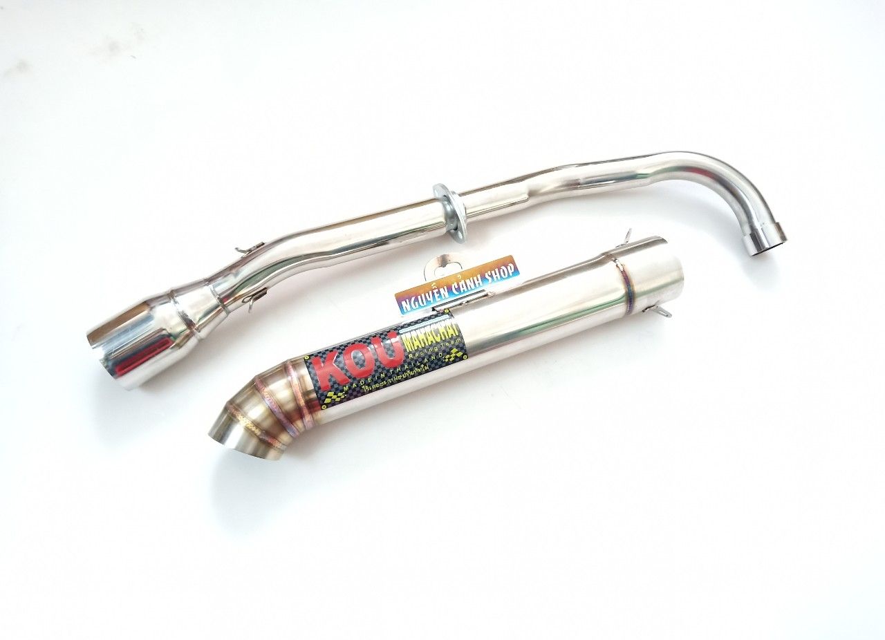 [HCM]pô kou không nỉ gắn xe sirius full cổ,  kèm lò xo