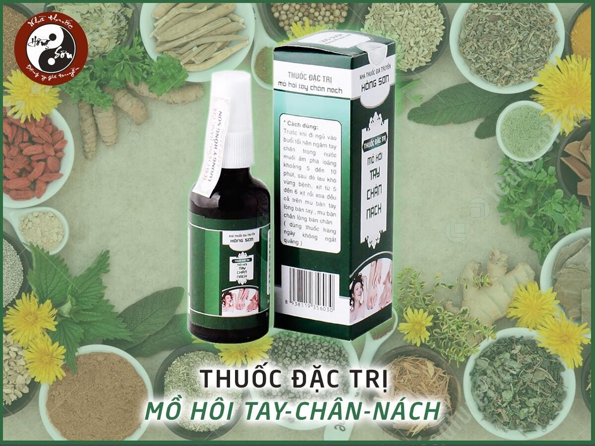 Thảo dược trị mô hôi tay chân