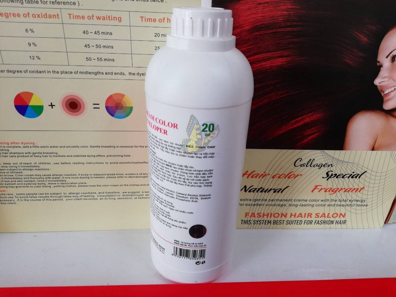 Oxy trợ nhuộm siêu thơm Nice 1000ml
