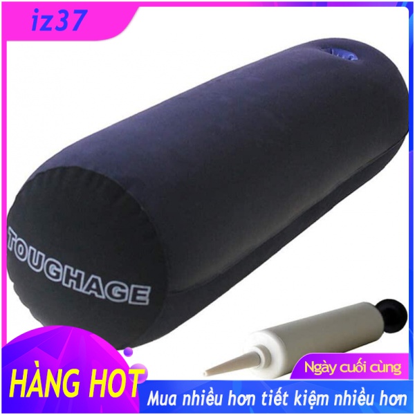Yoga Pillow for Women -Long Round Cushion aid Deeper Supportive Inflatable Portable