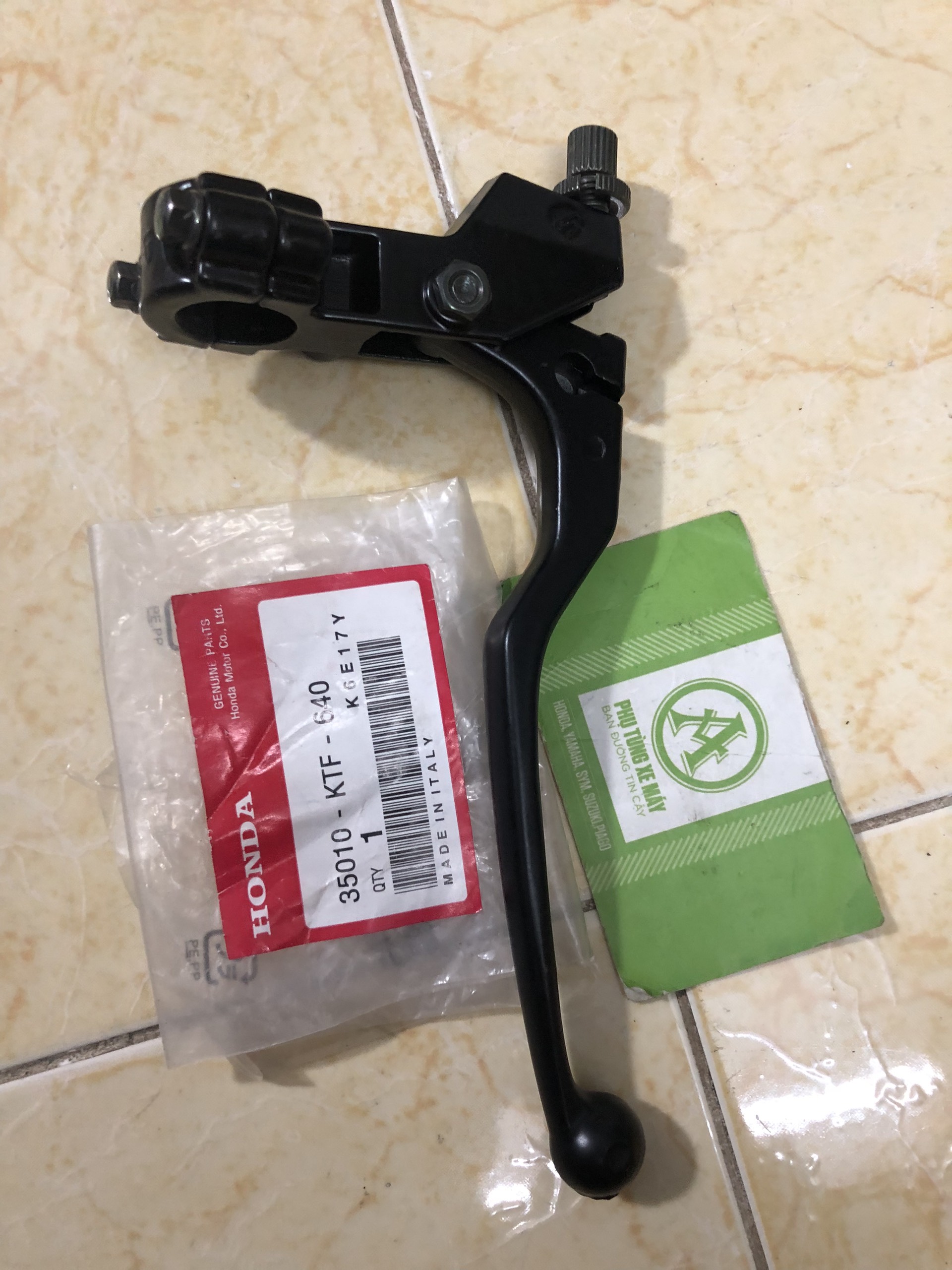 Tay anbija ( tay côn ) ba gác gắn được ghi đông phi 22mm