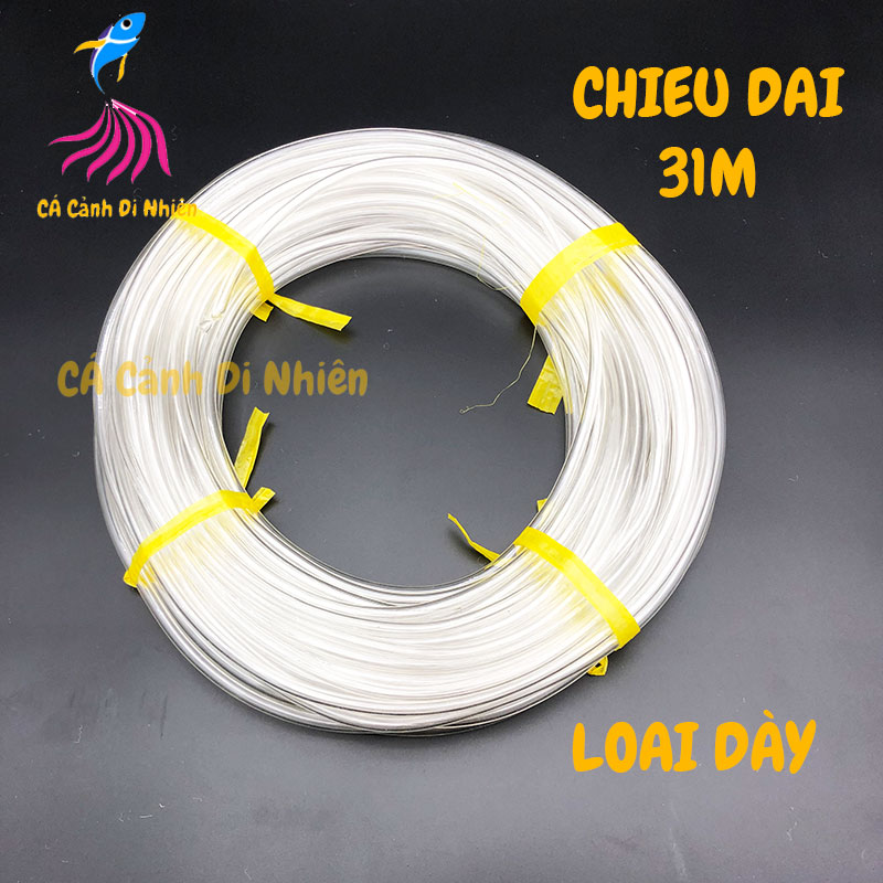 Compo 5 mét Dây oxy loại DÀY ống dây 5 li cho máy oxy sủi khí hồ cá cảnh sử dụng nối quả sủi và máy sủi oxy hồ cá