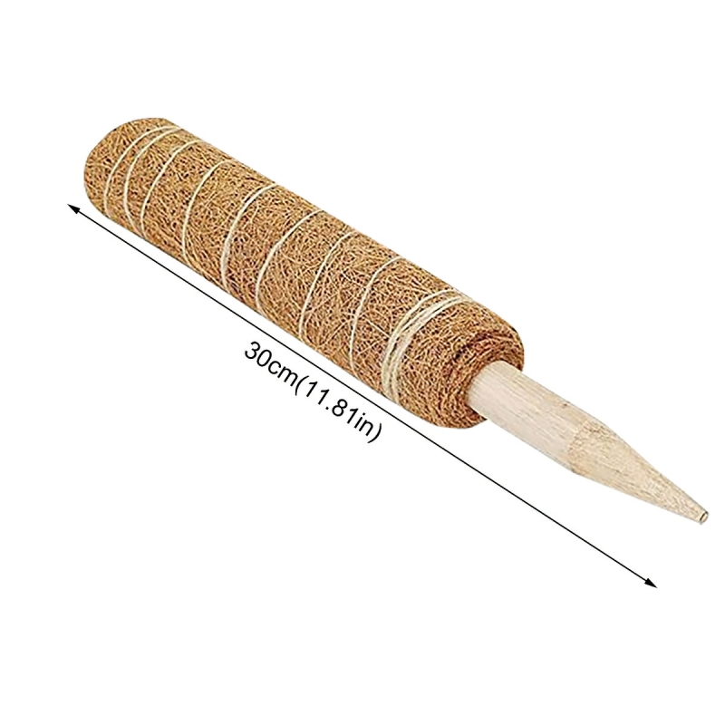 Trụ cột xơ dừa cho cây leo bám cột 30/40/50cm-HAUSE