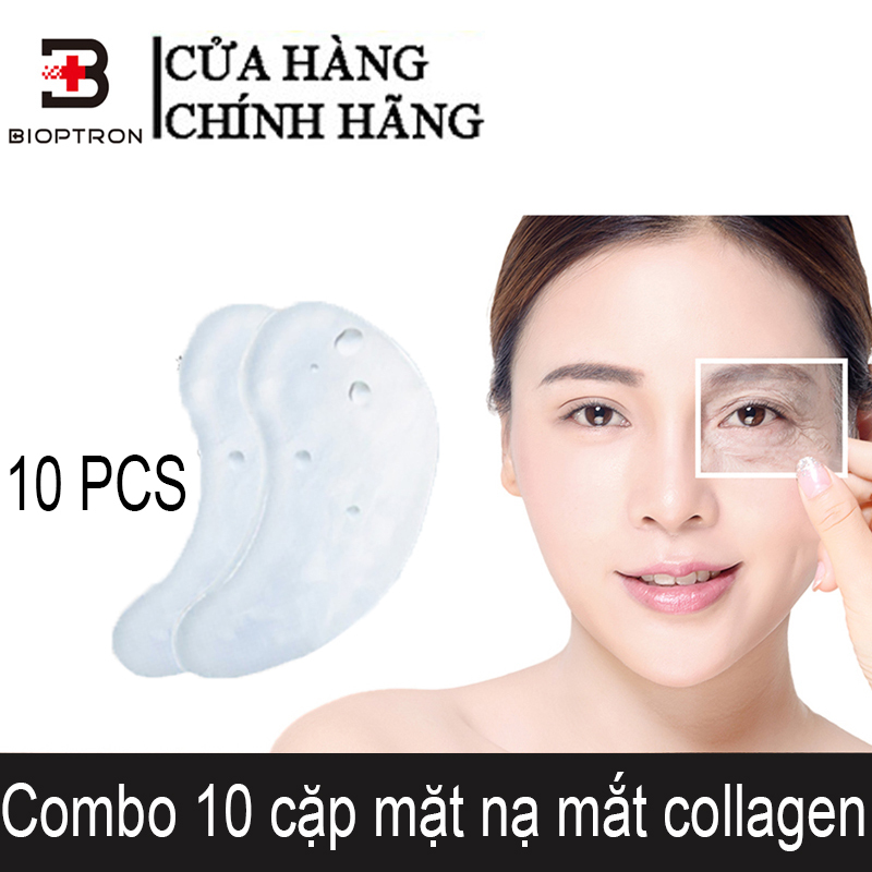 Bioptron 10 cặp mặt nạ mắt collagen Mặt nạ dưỡng mắt trị thâm/ hộp Làm sáng quầng thâm giá rẻ