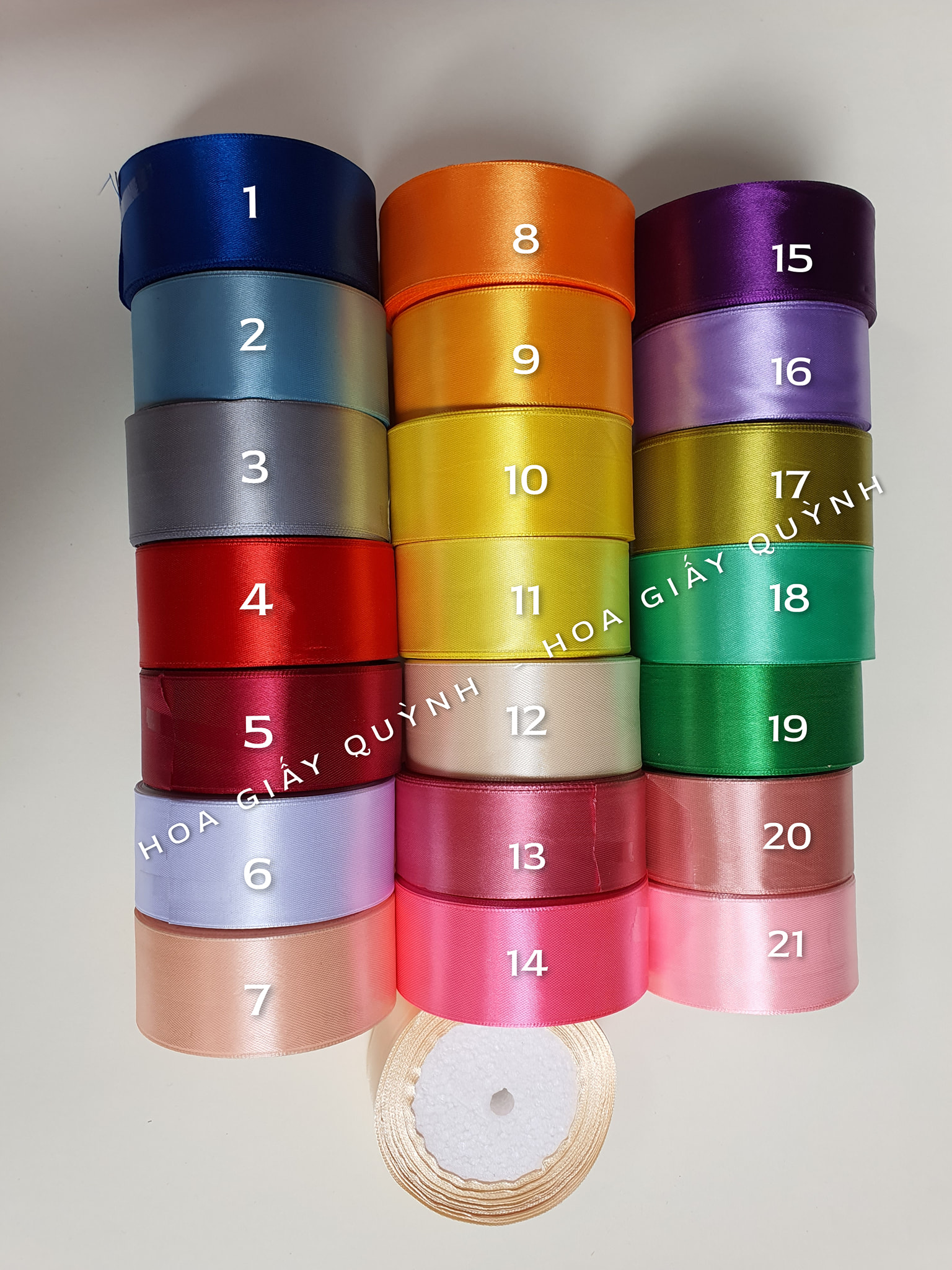 RUY BĂNG LỤA 4cm x 20m