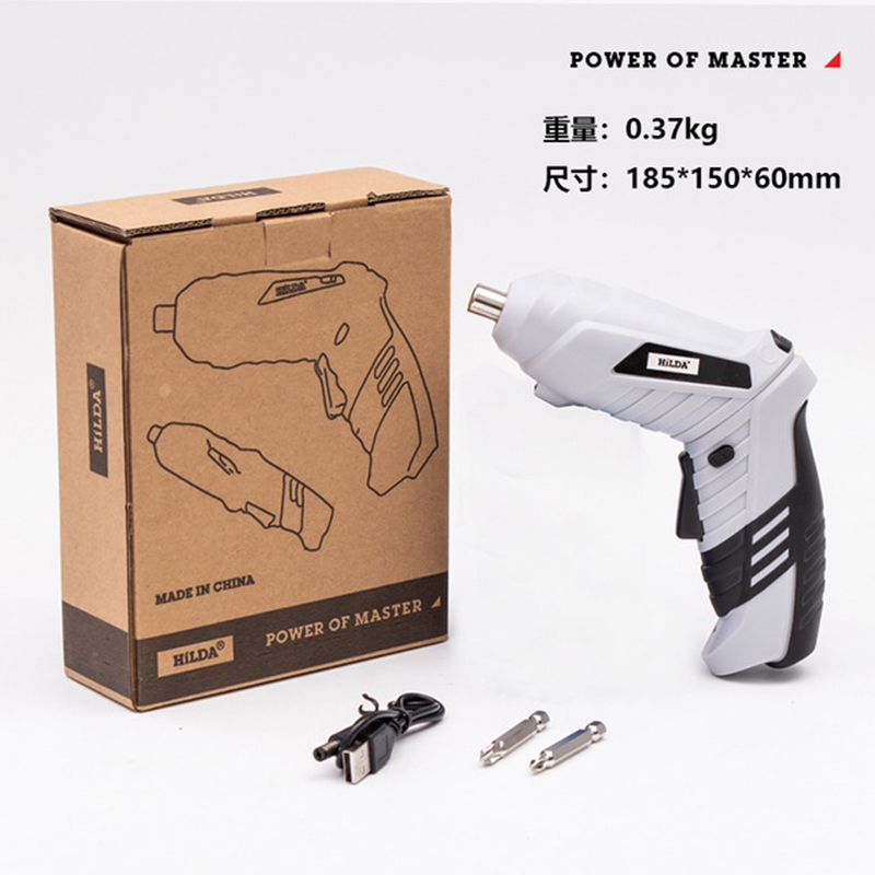 Máy bắn vít cầm tay mini 2 chiều dùng pin sạc Tua vít điện Tuốc nơ điện dùng dây sạc USB máy xoáy ốc, khoan đục