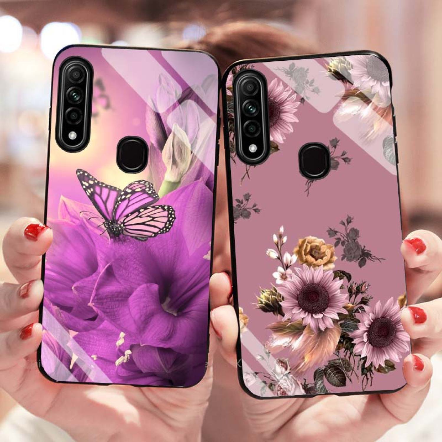 Ốp Oppo A31 Lưng Kính Cường Lực Mới ƞhất