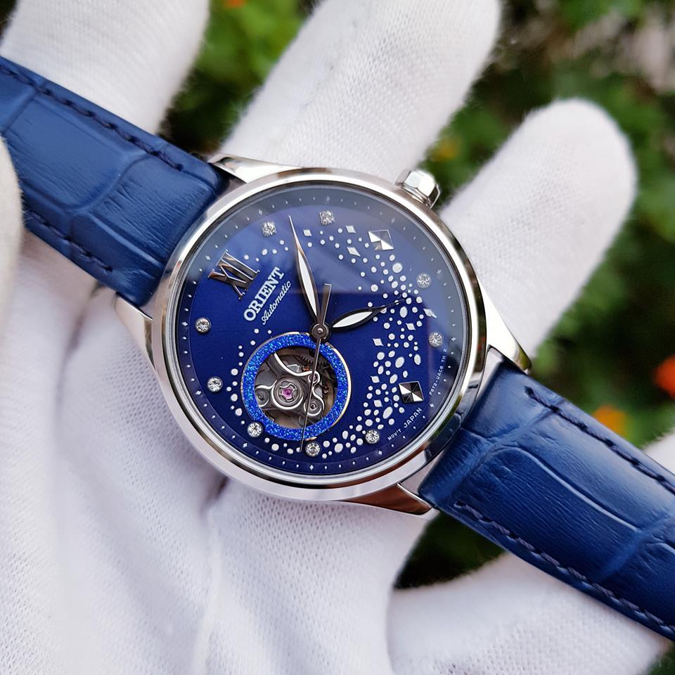 Đồng hồ Orient cơ nữ Blue Moon RA-AG0018L10B