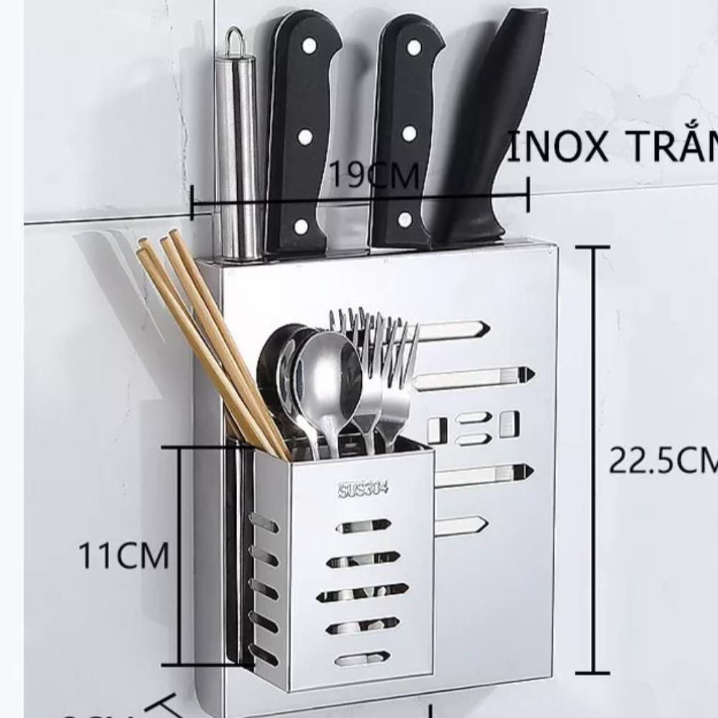 Kệ dao inox 304 treo tường