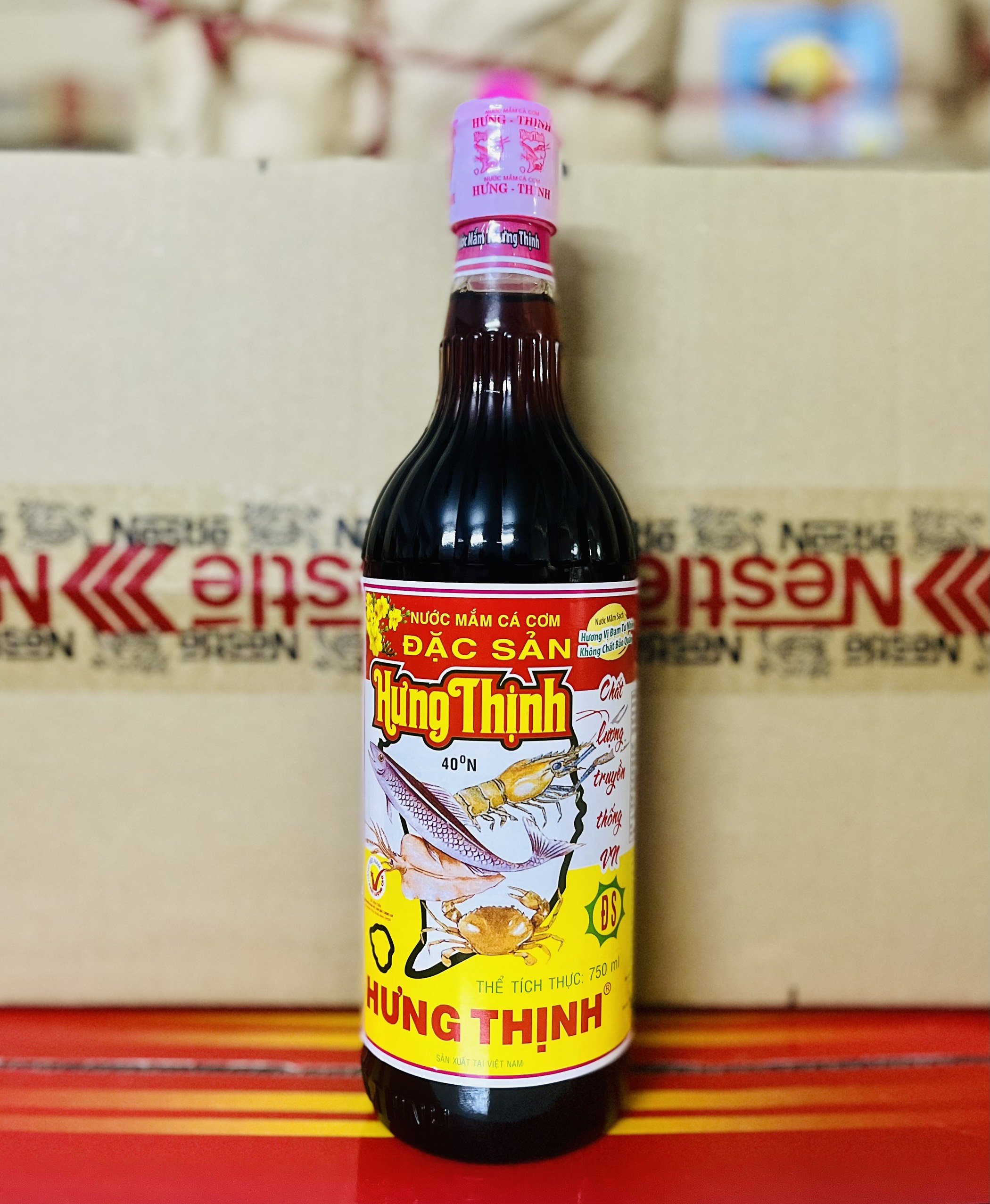 Nước mắm cá cơm 35/40/60 độ Hưng Thịnh/Hạnh Phúc chai (500ml-620ml-750ml)