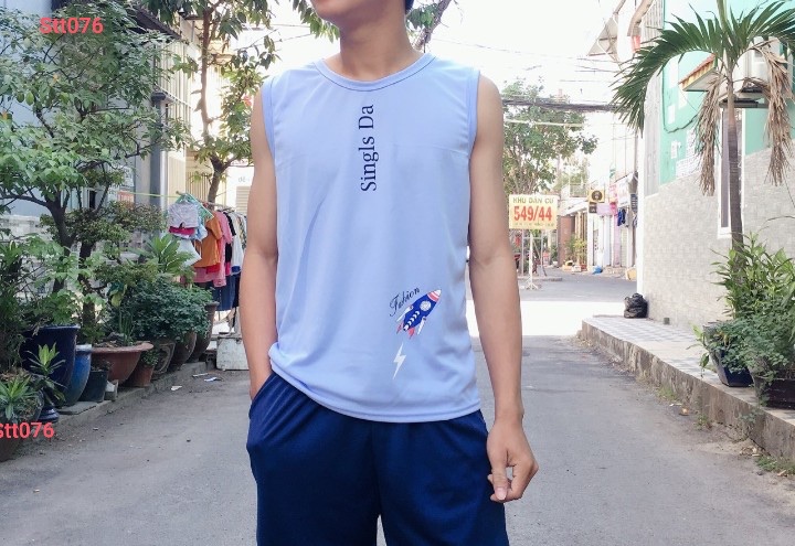 Set đồ bộ áo thun nam quần short thể thao