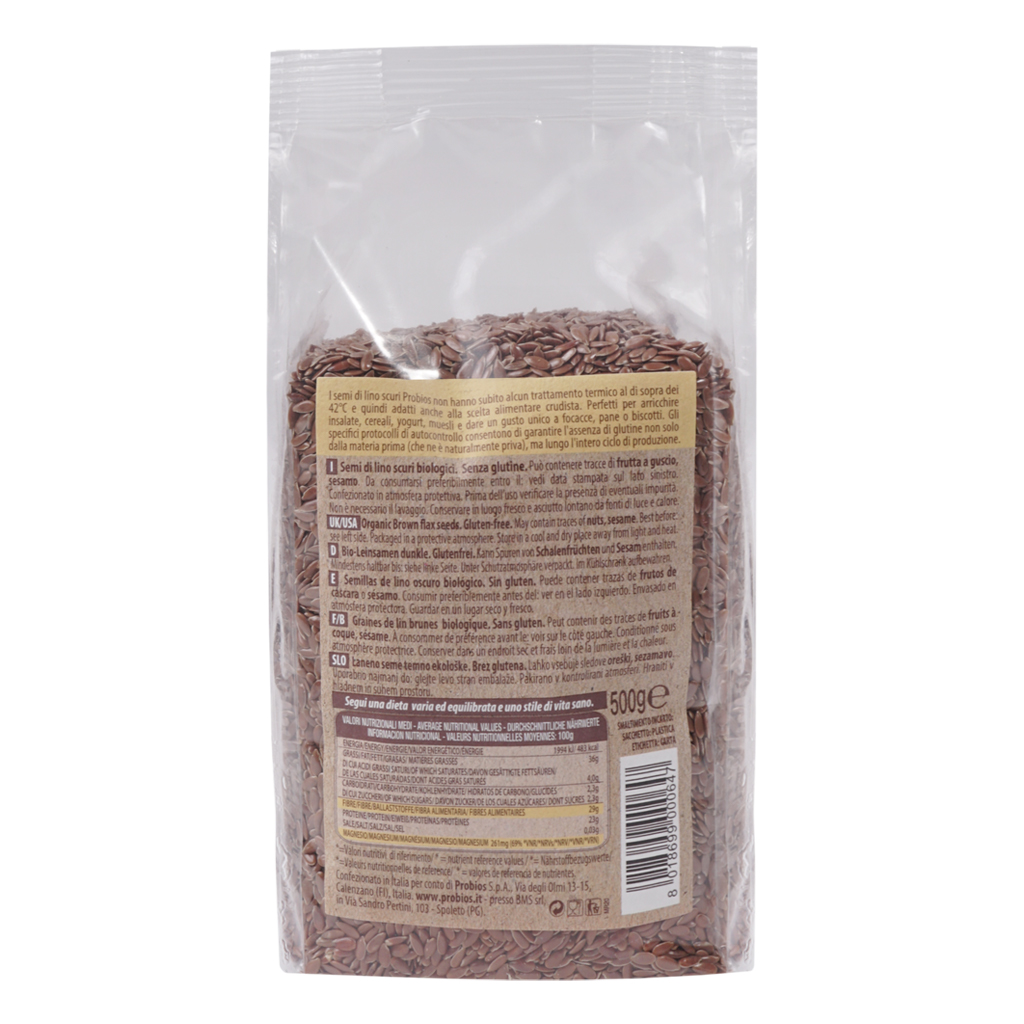 ProBios Organic Italian Flax Seeds 500g