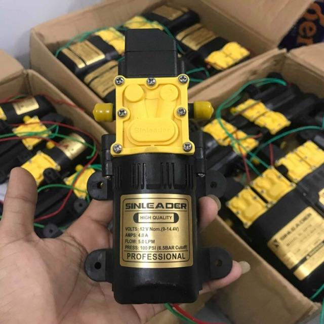 máy bơm mini 12v sinleader dùng cho phun sương - tưới cây - tưới lan - rửa máy lạnh