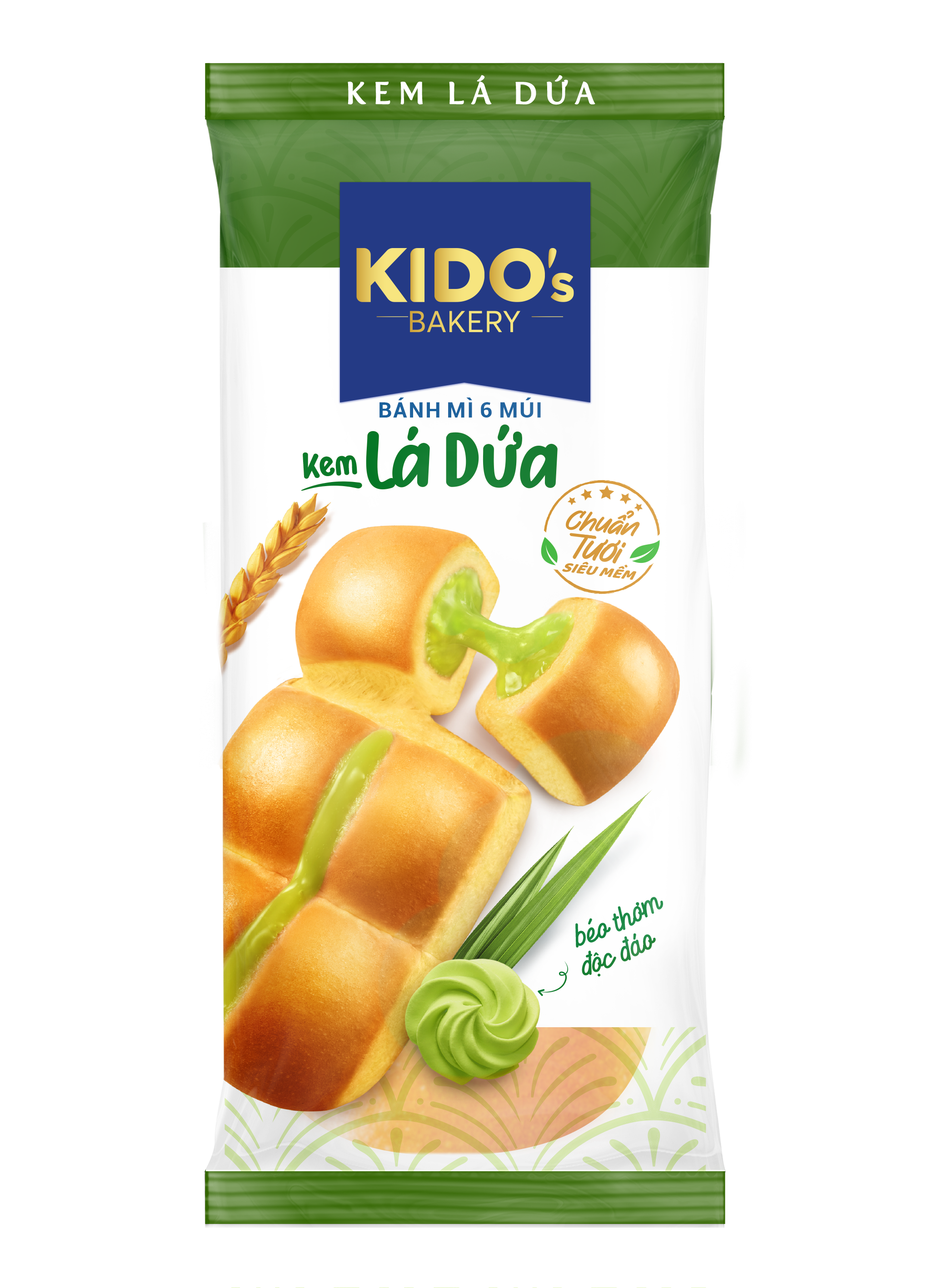 Bánh Mì Tươi Kido 6 Múi Combo 5 cái