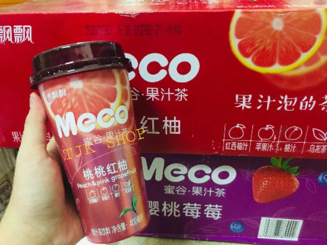 Nước Trái Cây Meco 🍈🍇🍉🍋🍋 (Hồng)