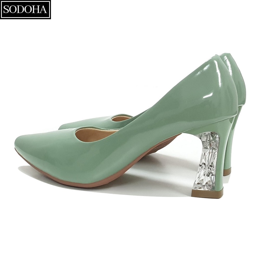 Giày nữ , giày nữ cao gót SODOHA SDH535 gót cao 7cm