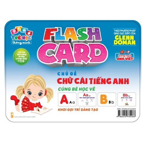 Flashcard Dạy Trẻ Theo Phương Pháp Glenn Doman Bảng Chữ Cái Tiếng Anh Đầu Tiên Cho Bé. Thẻ Học Thông Minh Cho Bé