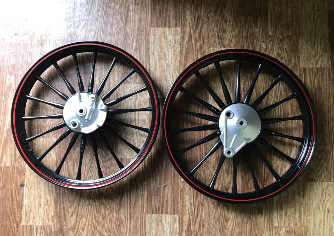 MÂM VÀNH ĐÚC 18 CÂY ĐÙM-PHANH CƠ HONDA DREAM VIÊT 110 WAVE A 110 WAVE S RSX BLADE 110 GÁN ZIN THEO XE KHÔNG CHẾ CHÁO