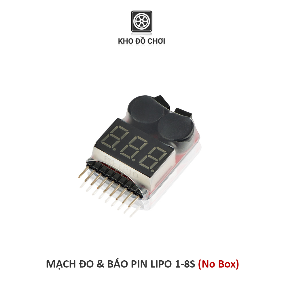 Mạch đo và báo pin Lipo 1-8s