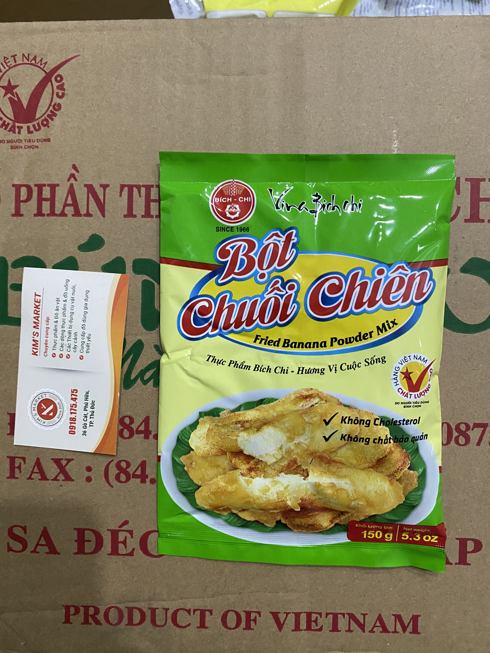 BỘT CHUỐI CHIÊN 150GR BÍCH CHI