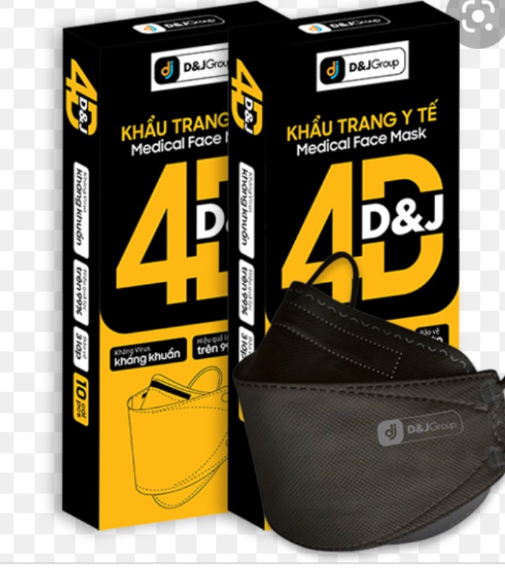 KHẨU TRANG KF94 D&J ĐỦ MÀU