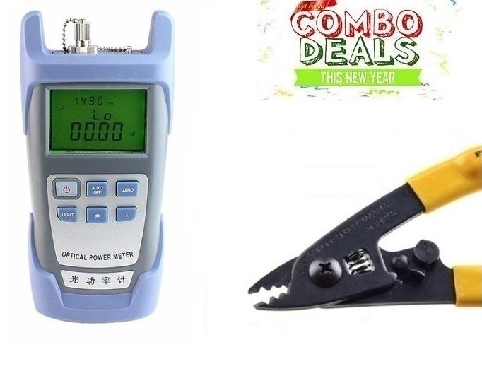 Máy đo công suất quang DXP-40D Tặng kìm tuốt sợi quang CFS-3