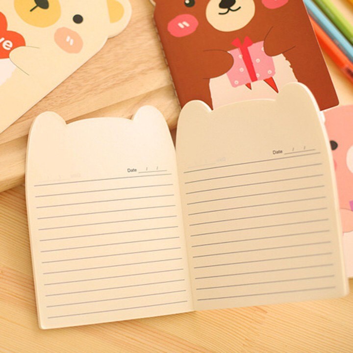 Sổ tay hình gấu cute – Vở mini E259