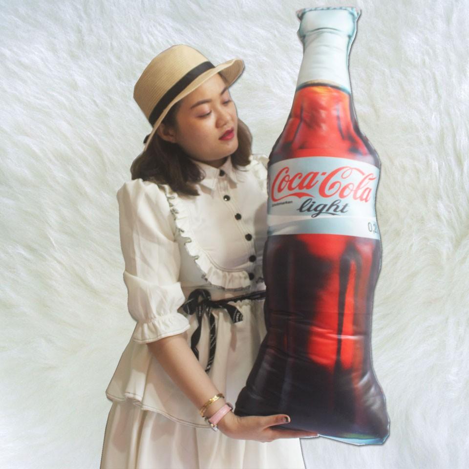 Gối Ôm 3D Hình Bia Coca Light 100cm