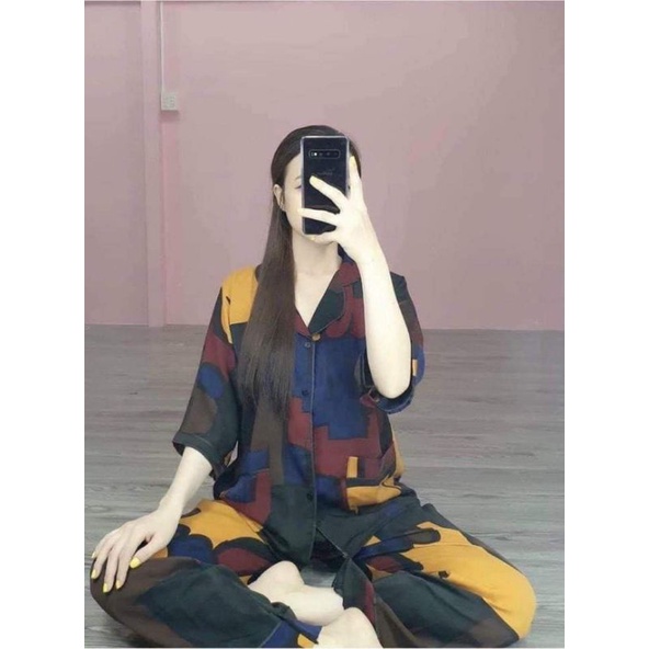 Đồ ngủ, Đồ bộ, Pyjama Lụa Mango - Latin Cao Cấp (HÀNG XẢ BOOM)