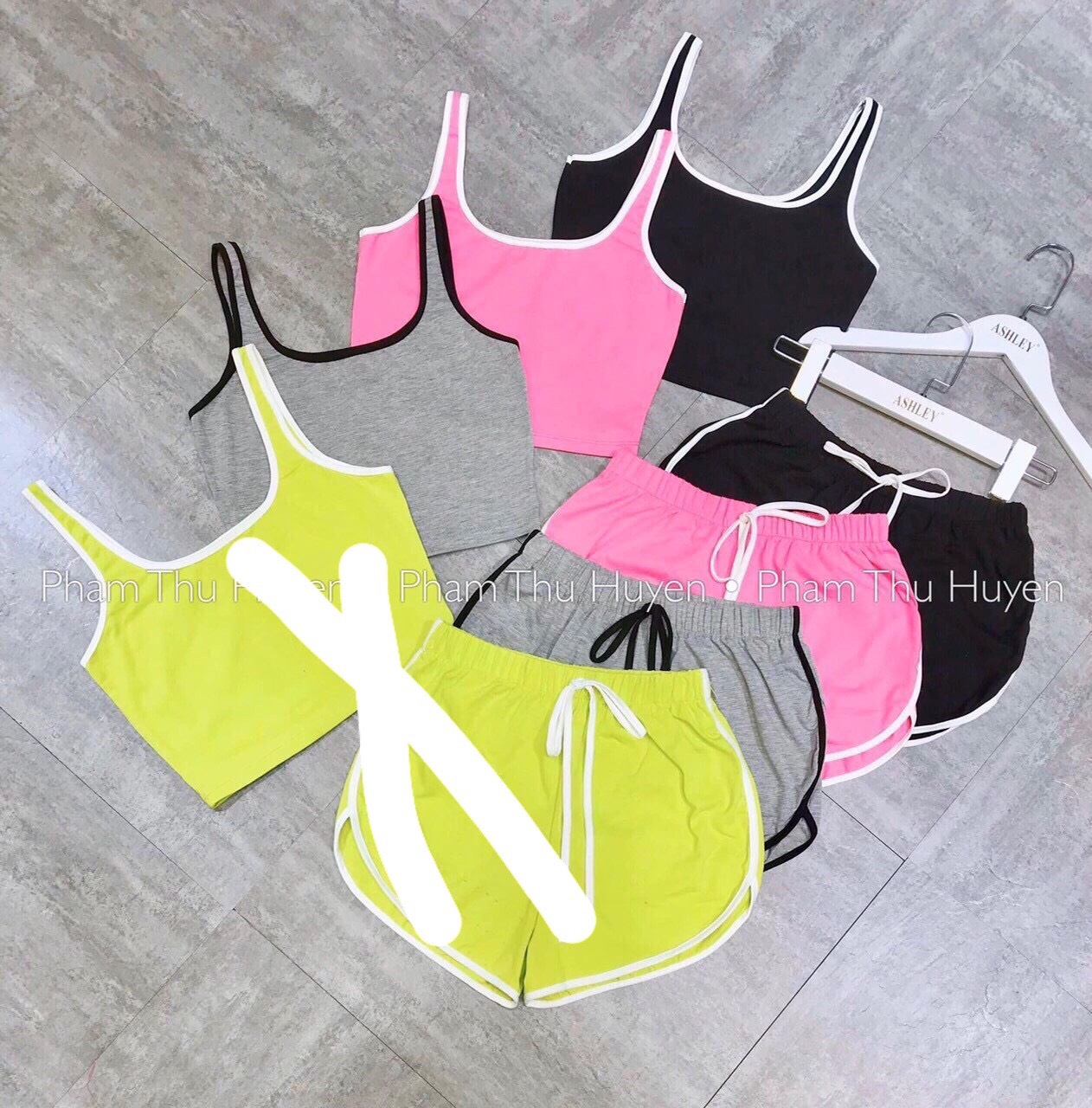 set bộ đùi xinh mát mẻ mặc nhà chất cotton mềm
