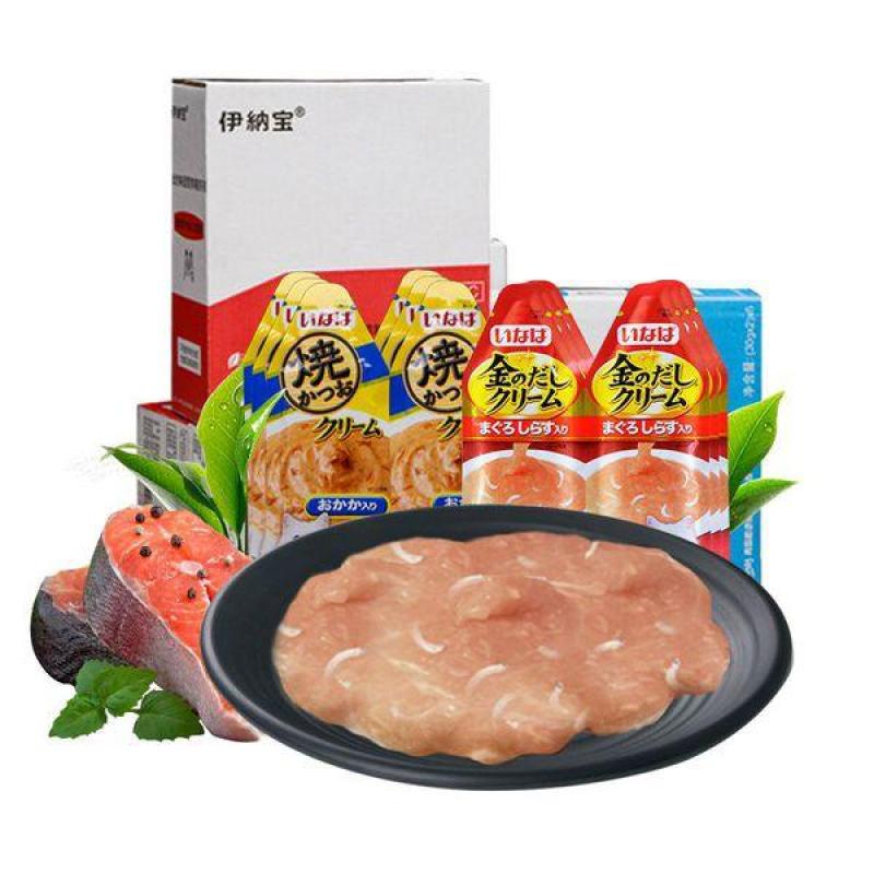 Súp dinh dưỡng súp thưởng cho mèo Inaba Kin no Dashi Cream 30g