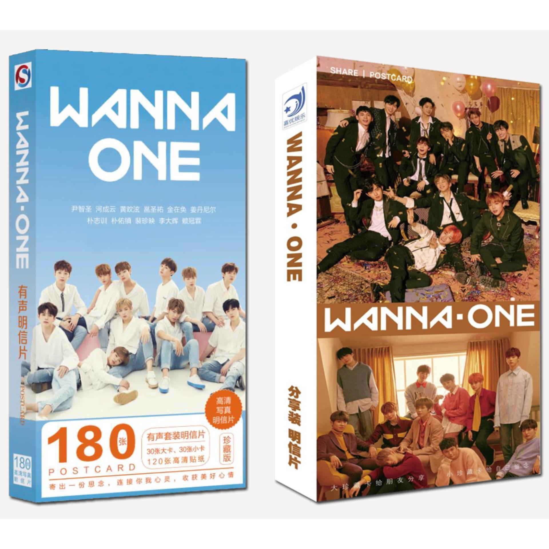 Postcard WANNA ONE (30 Postcard + 30 Lomo + 120 Hình Dán)
