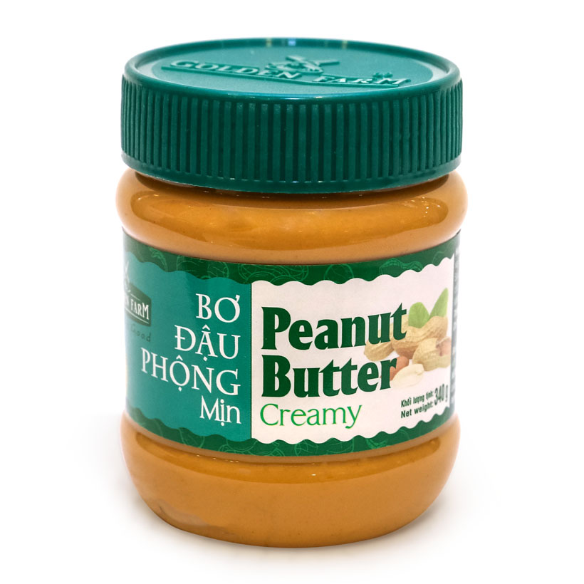 Bơ đậu phộng min Golden Farm 340g