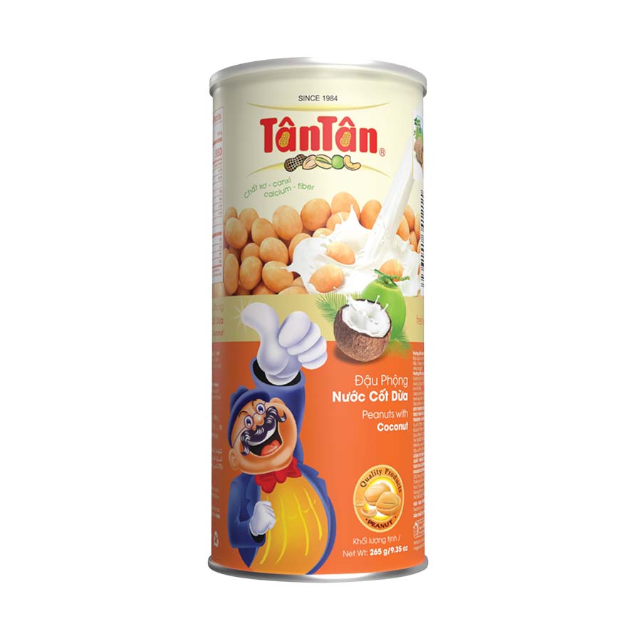 Đậu phộng Nước cốt dừa Tân Tân lon 265g