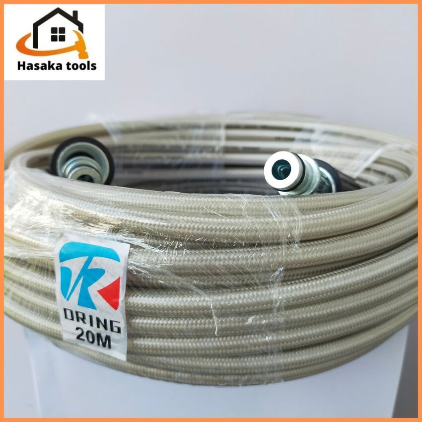 Dây máy rửa xe áp lực cao 20m Oring,ren 22mm