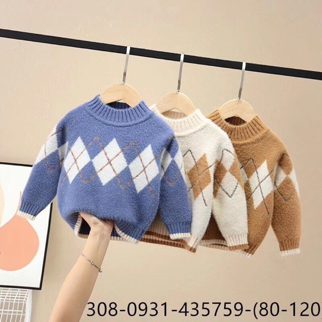 Áo len cho bé trai và bé gái từ 2-6 tuổi