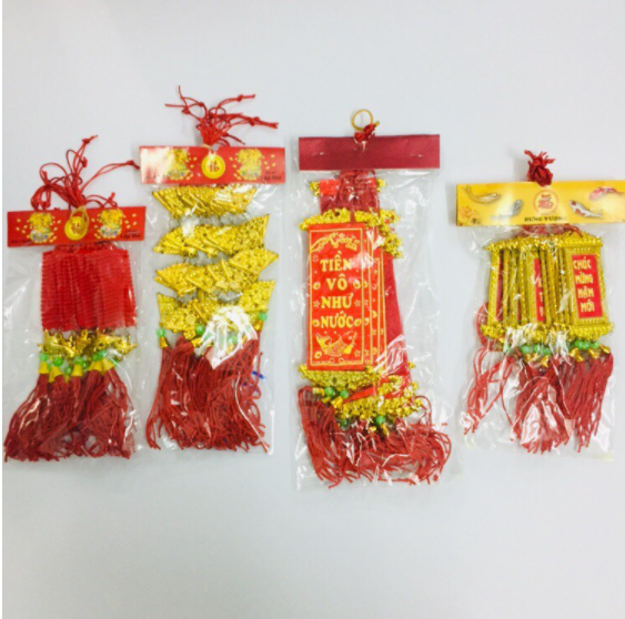 Combo sỉ 100 dây treo, liễng trang trí tết 2024