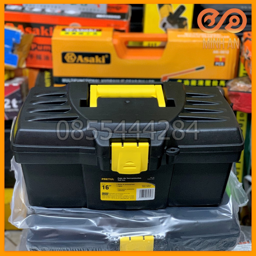 Thùng đựng đồ nghề nhựa 16" cao cấp pretul chp-16p - made in mexico
