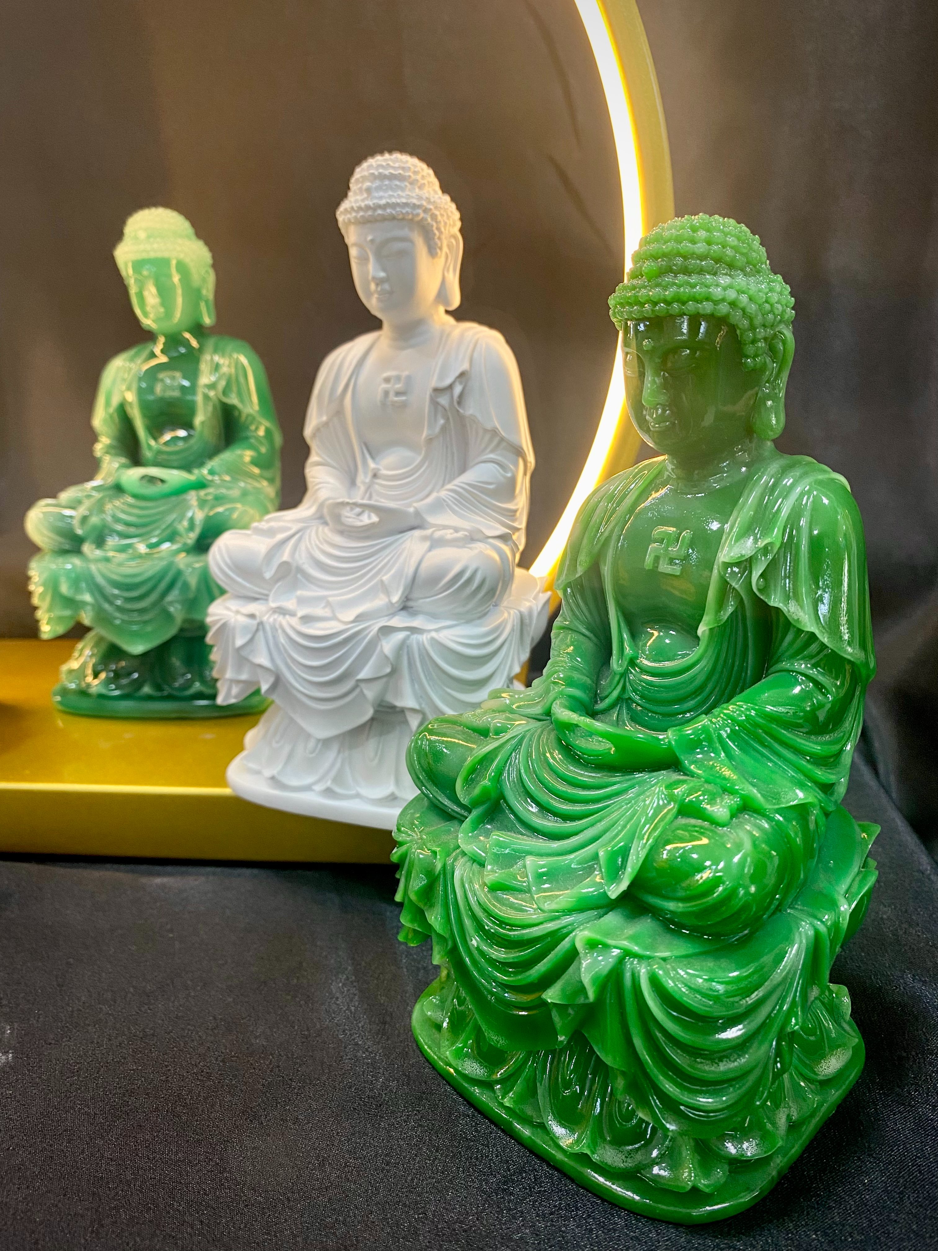 TƯỢNG PHẬT DƯỢC SƯ - A DI ĐÀ 19CM COMPOSITE