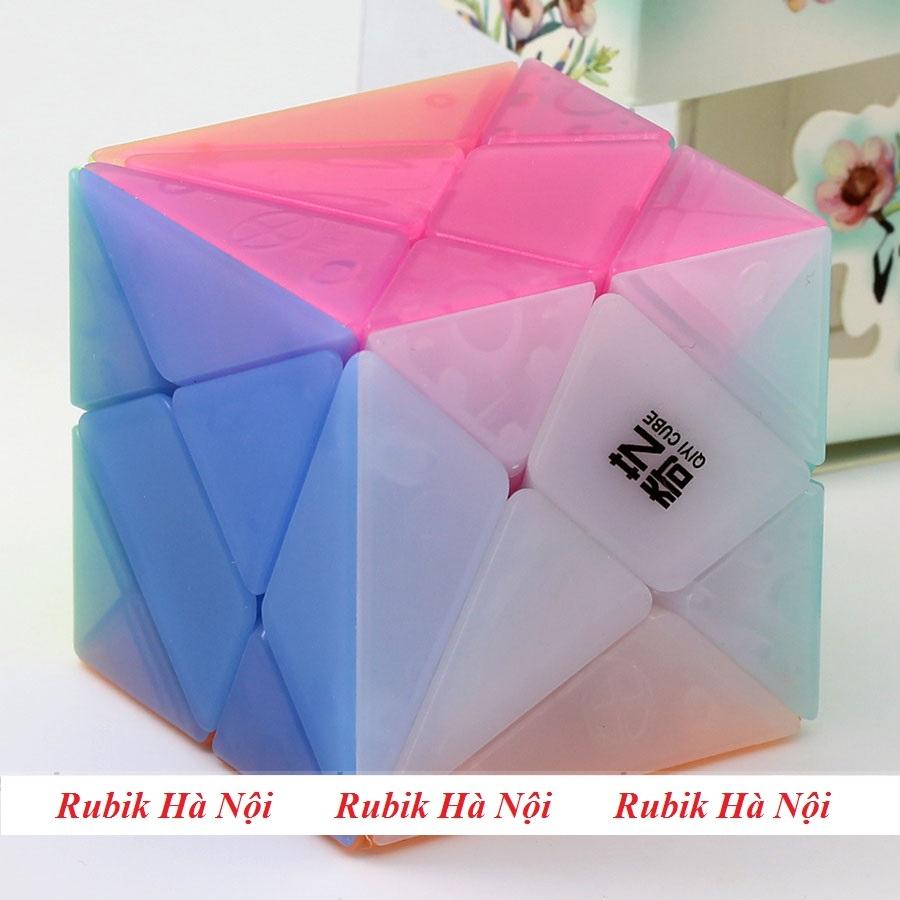 Rubik Axis Qiyi Đen/Stickerless/Jelly